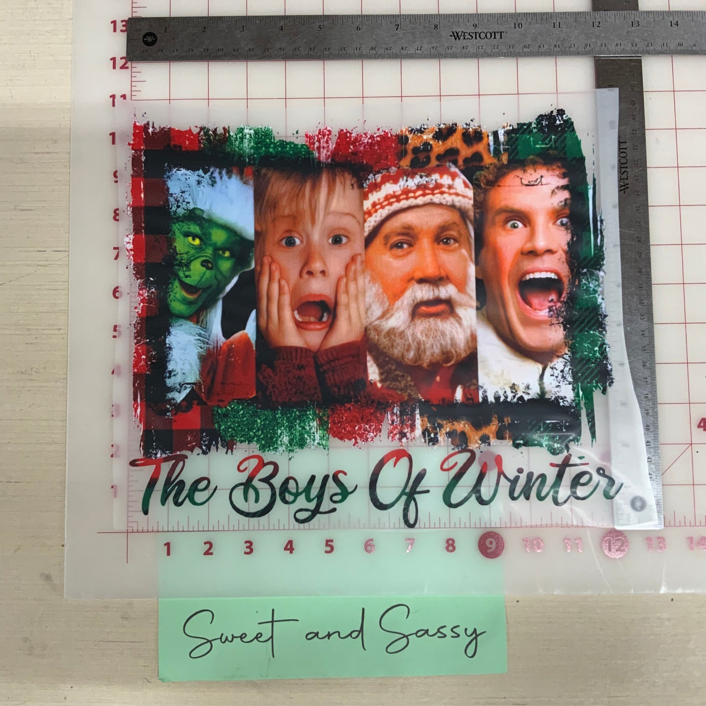 The Boys of Winter DTF Transfer Design