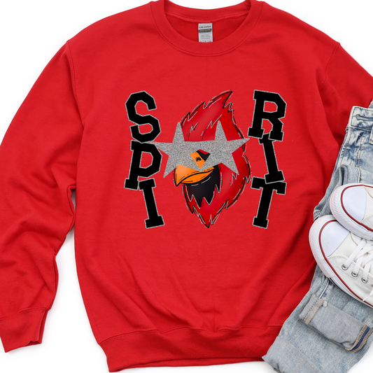 Spirit Cardinals DTF Transfer Design