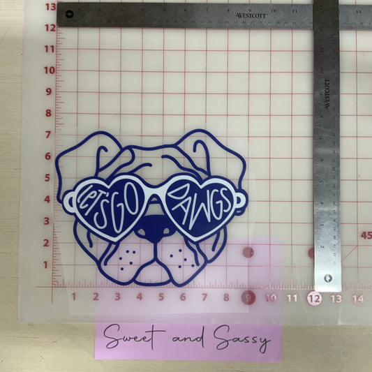 Let’s Go Dawgs sunglasses DTF Transfer