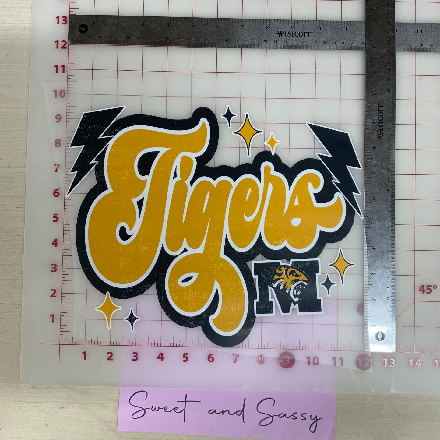 Tigers Preppy DTF Transfer