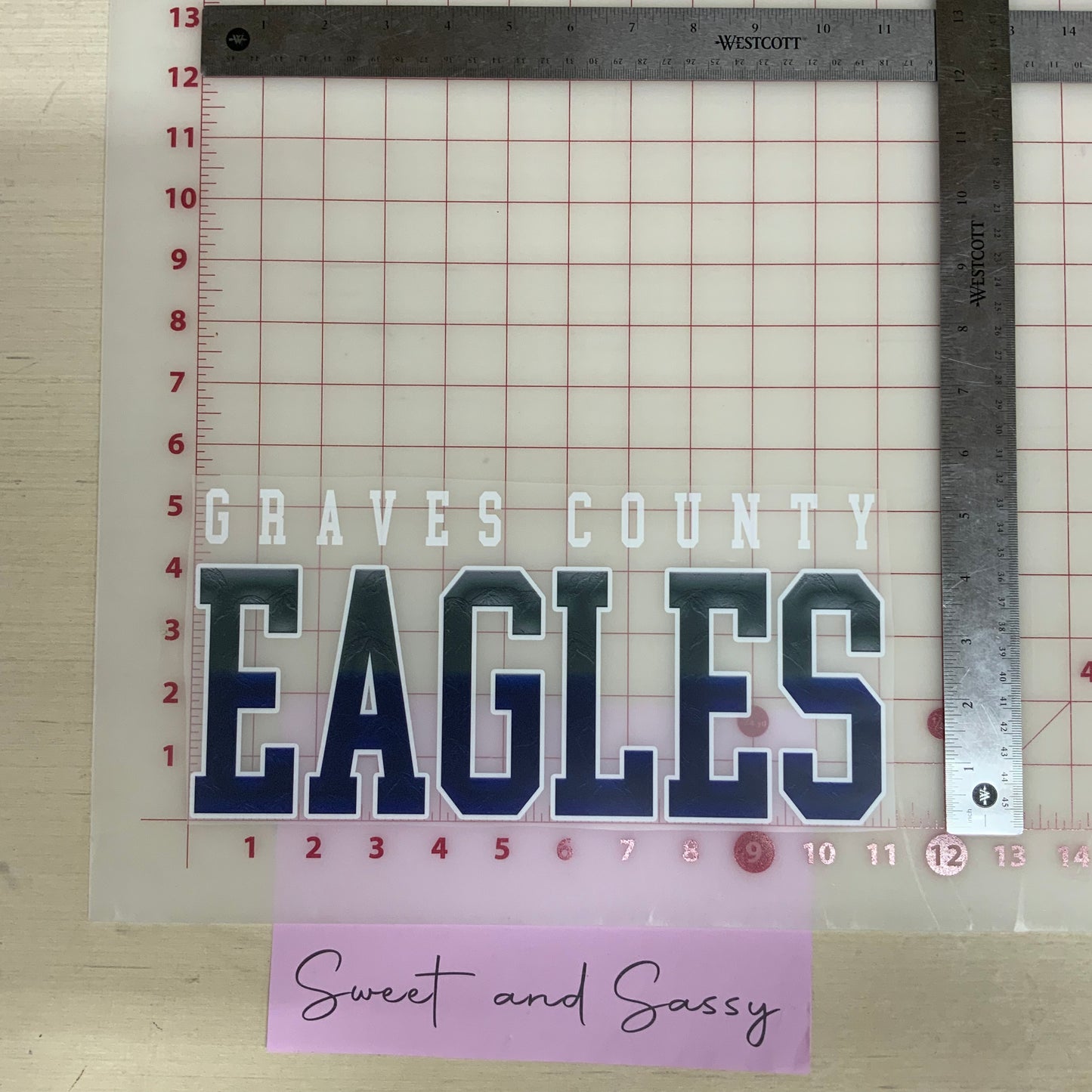 Graves County Eagles DTF Transfer