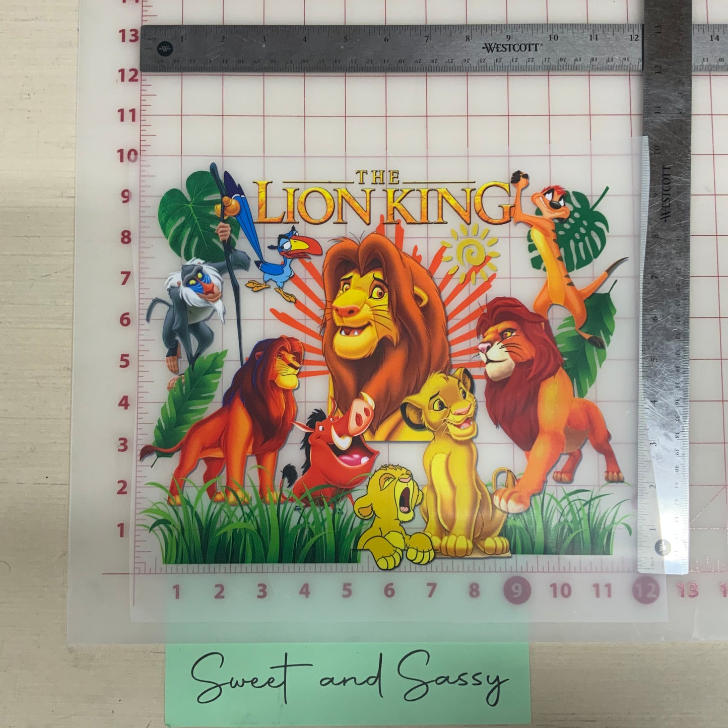 Lion Group DTF Transfer Design