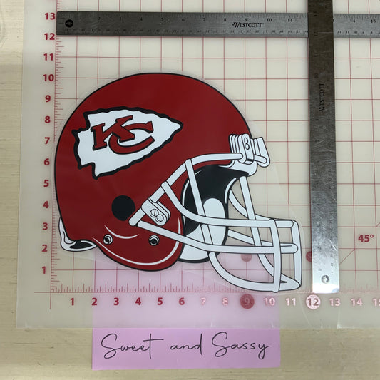 Kansas City helmet DTF Transfer
