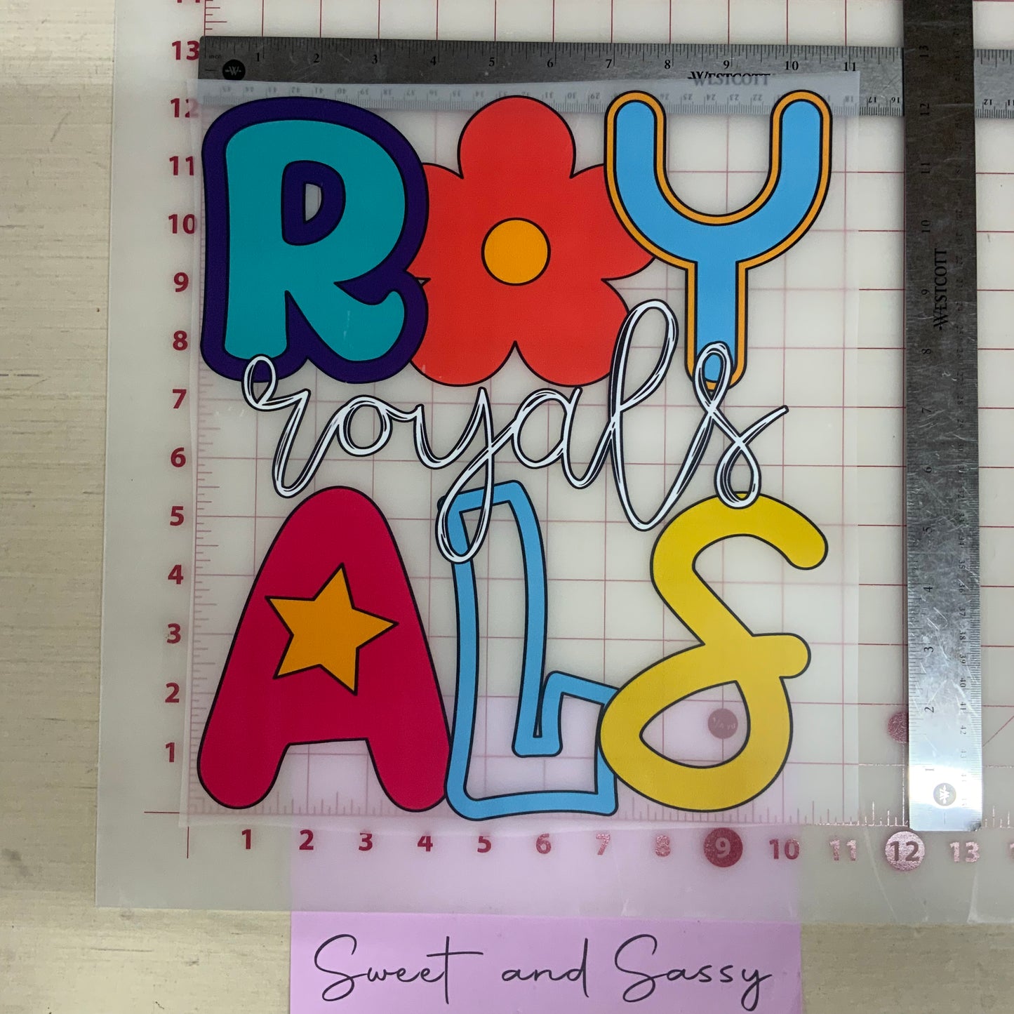 Royals Soul and Grace DTF Transfer