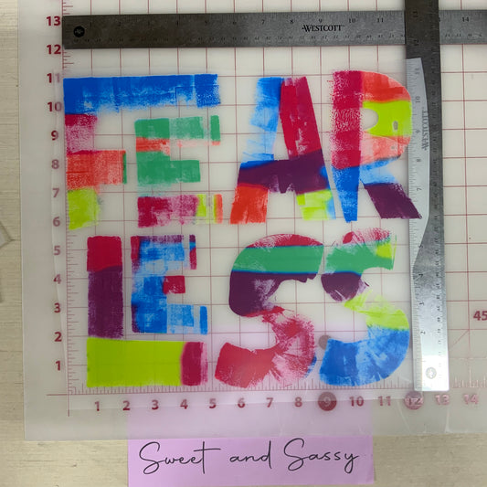 Fearless DTF Transfer Design