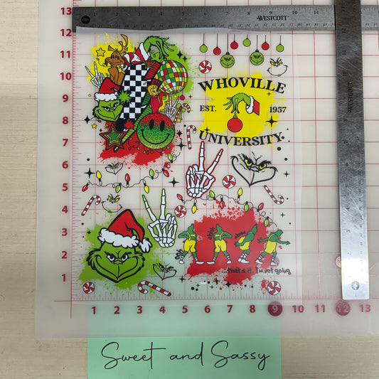 Grinch… all the things DTF Transfer Design