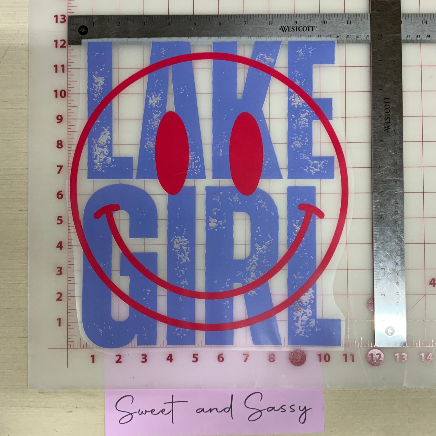 Lake girl DTF Transfer Design