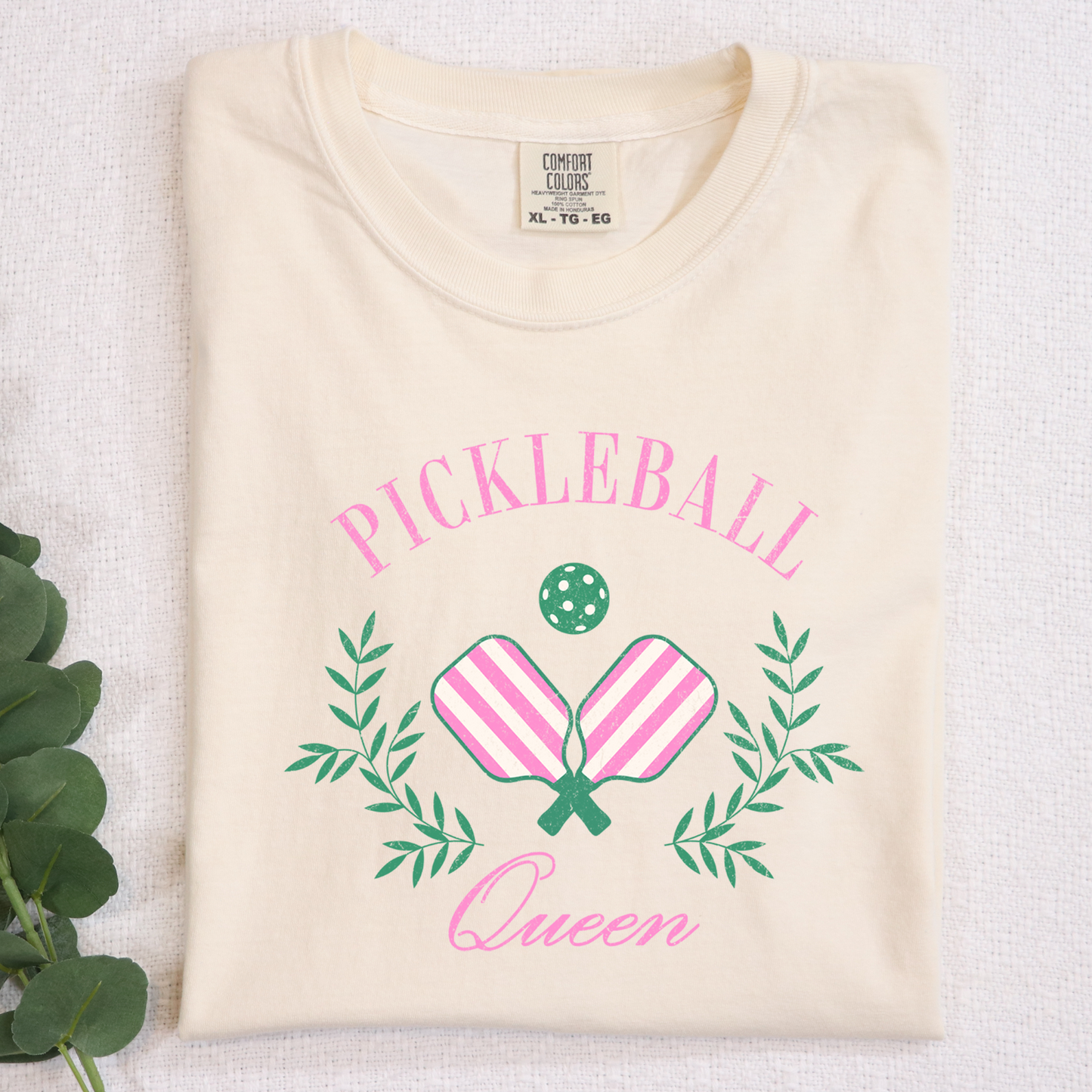 PICKLEBALL QUEEN GRUNGE DTF Transfer Design