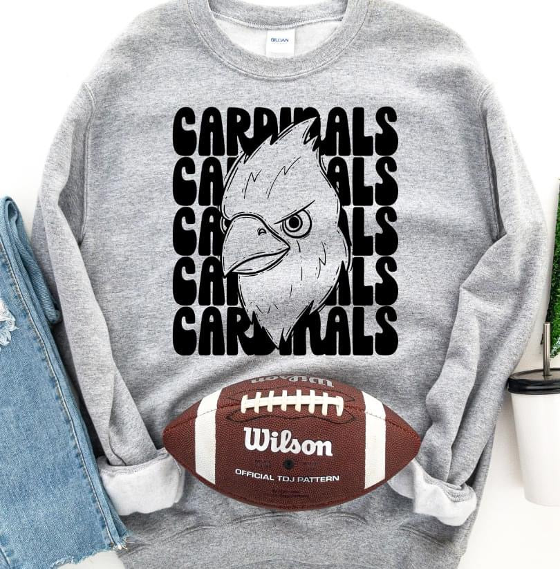 Cardinals DTF Transfer Design