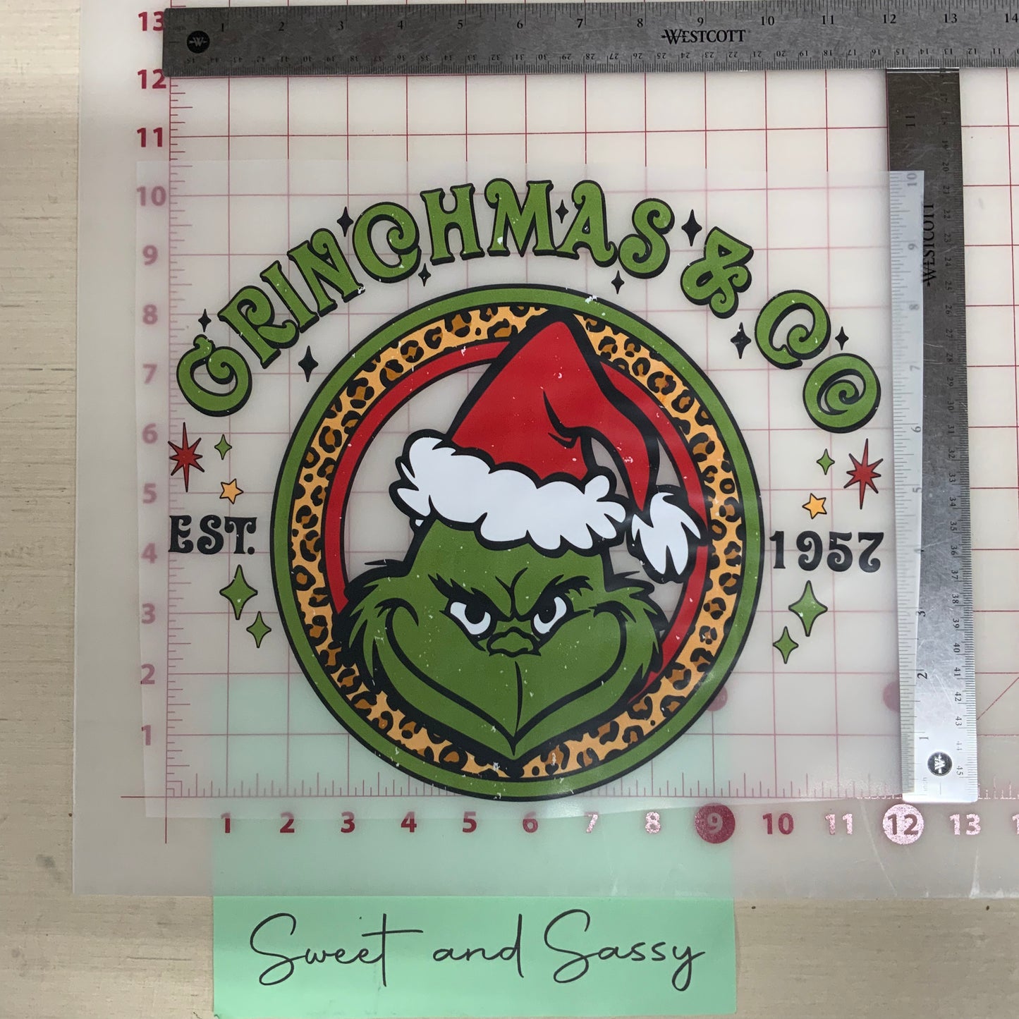 Grinchmas & Co DTF Transfer Design