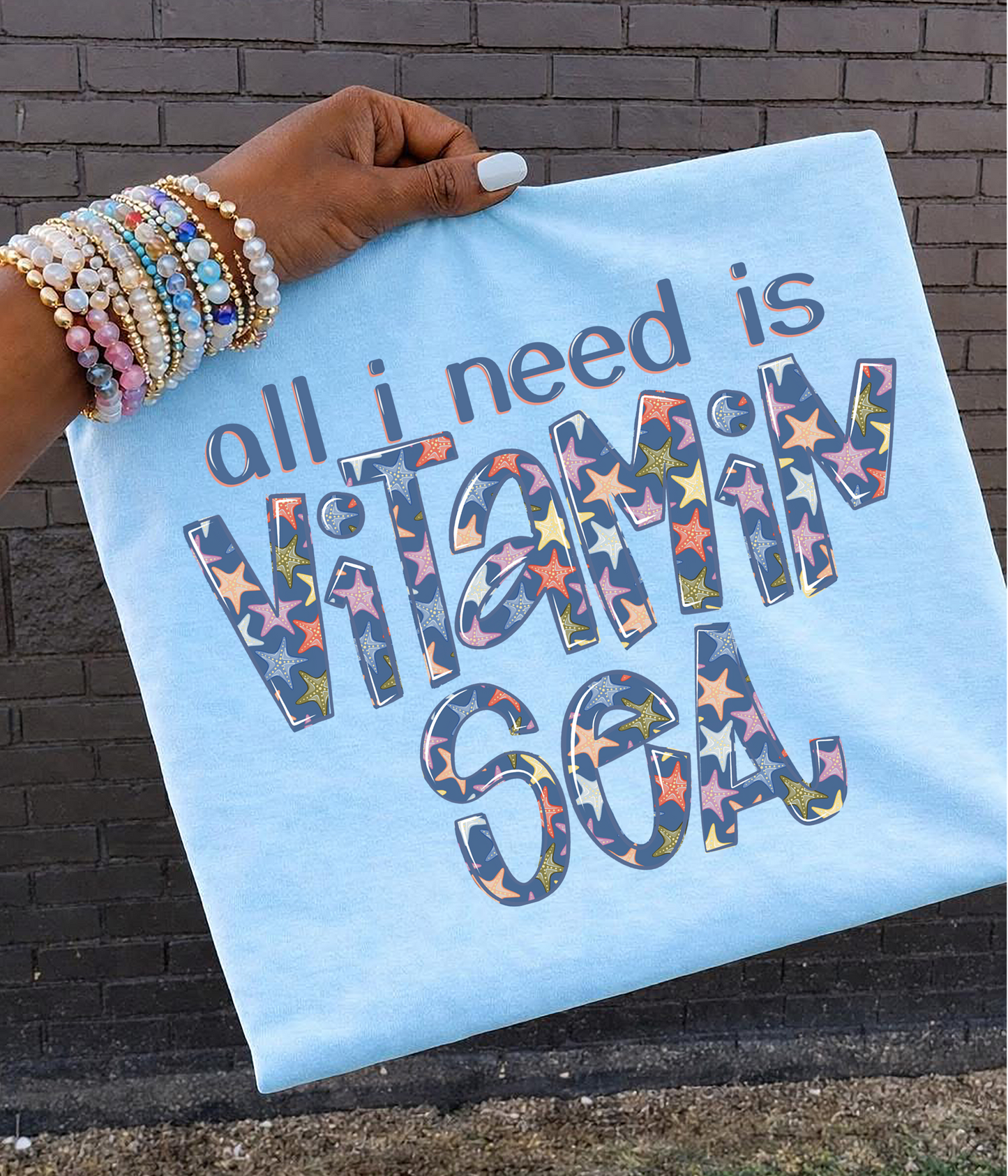 All I need is Vitamin Sea DTF Transfer Design