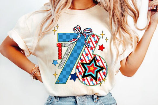 1776 bow DTF Transfer Design CF