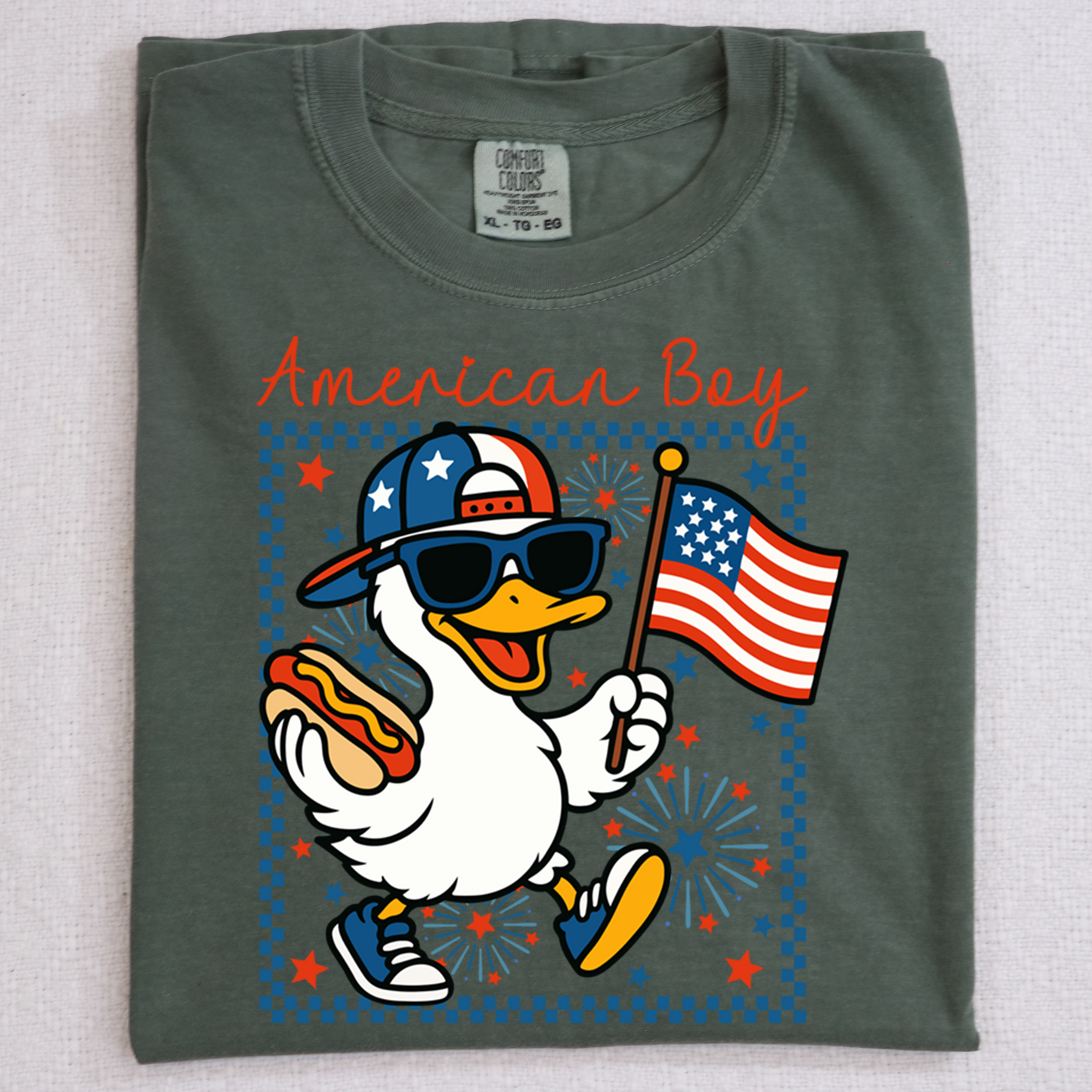 American BOY DTF Transfer Design