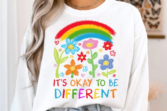 It's okay to be different DTF Transfer Design CF