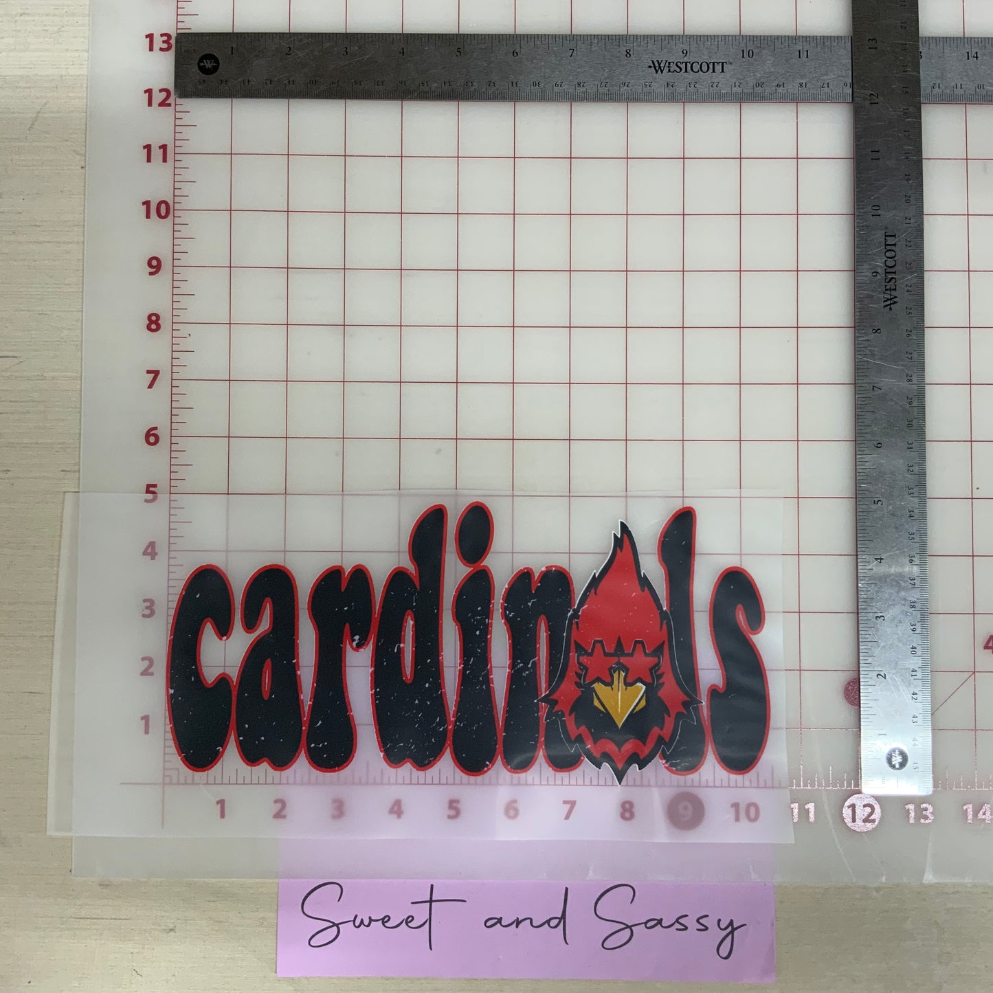 Cardinals (cardinal as A) DTF Transfer