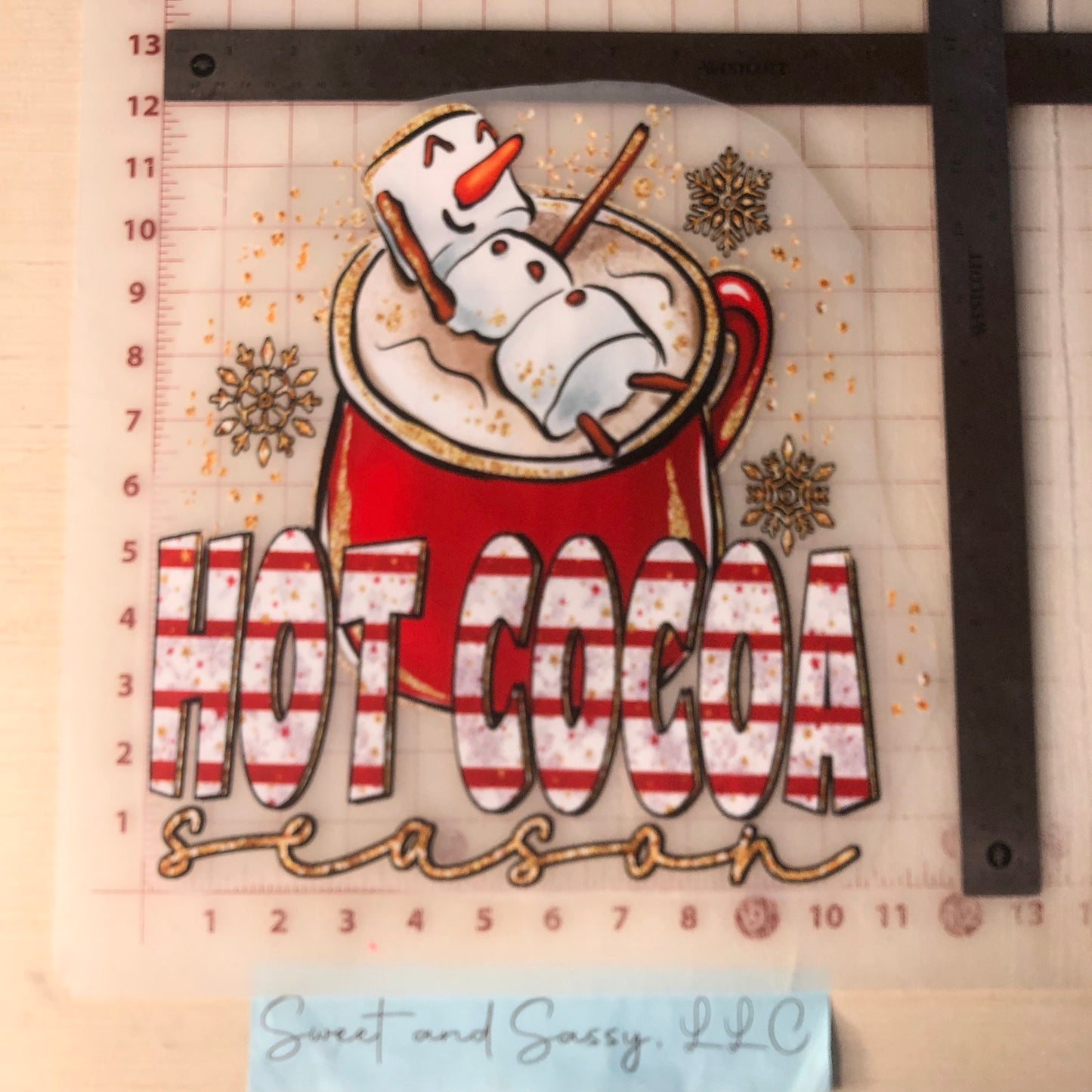 Hot Cocoa Season DTF Transfer Design