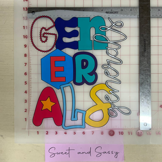 Generals Soul and Grace DTF Transfer