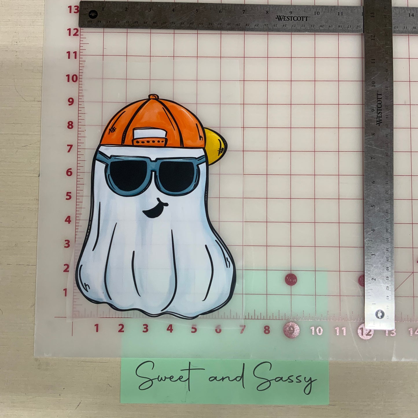 Cool gourd with hat DTF Transfer Design