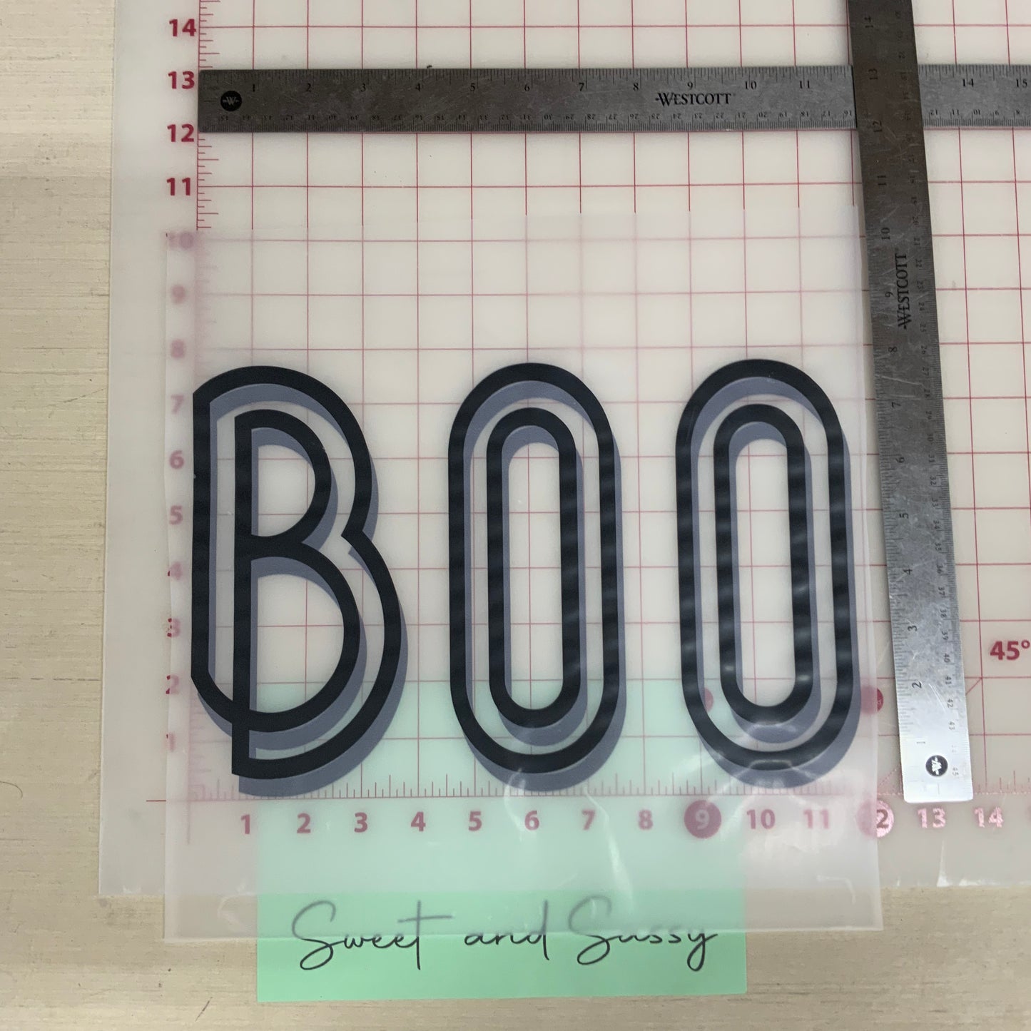 BOO DTF Transfer Design