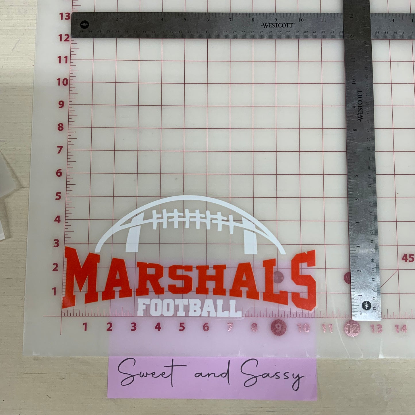 Marshals Football with Football DTF Transfer