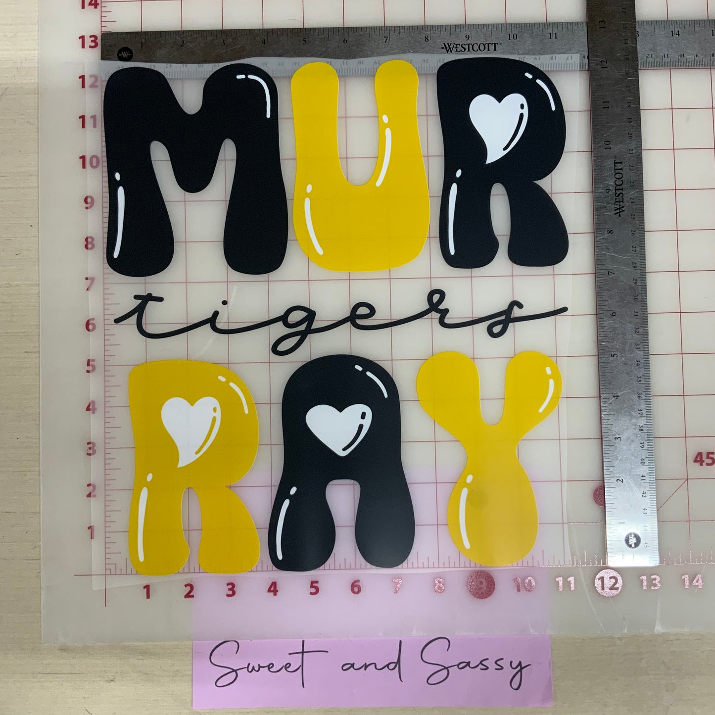 Murray Tigers COR DTF Transfer Design