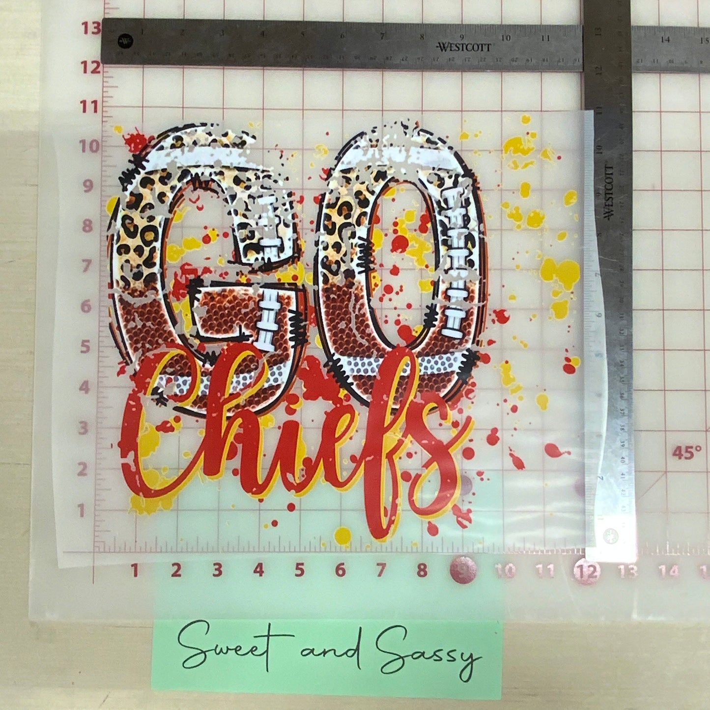 Go Chiefs DTF Transfer