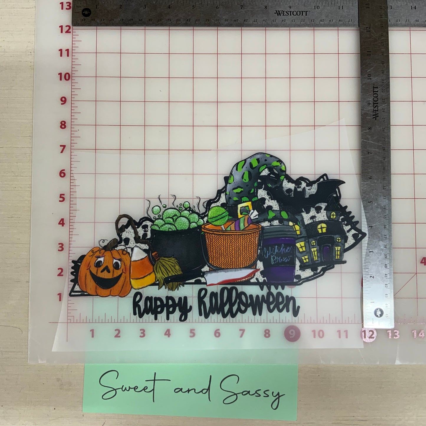 KY Happy Halloween DTF Transfer Design