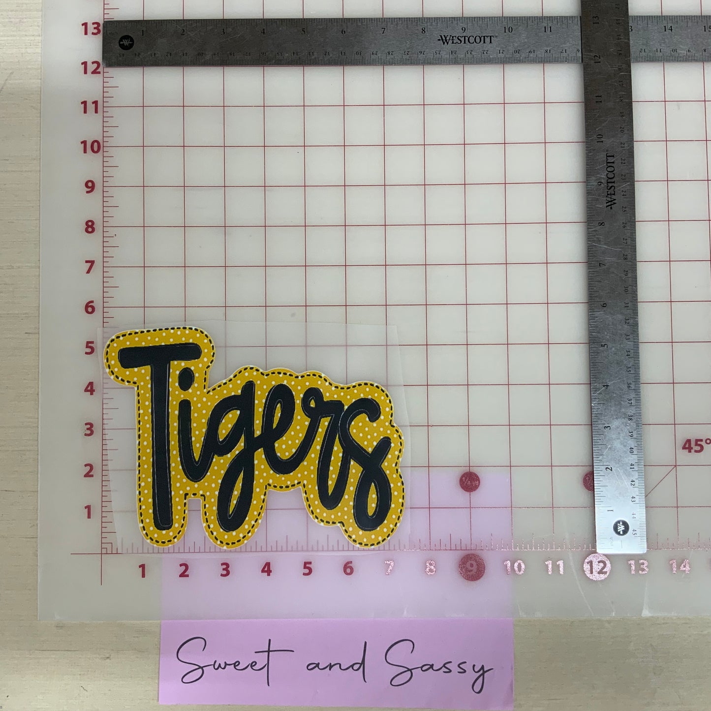Tigers polka dot DTF Transfer