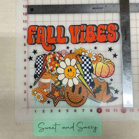 Fall Vibes LB DTF Transfer Design