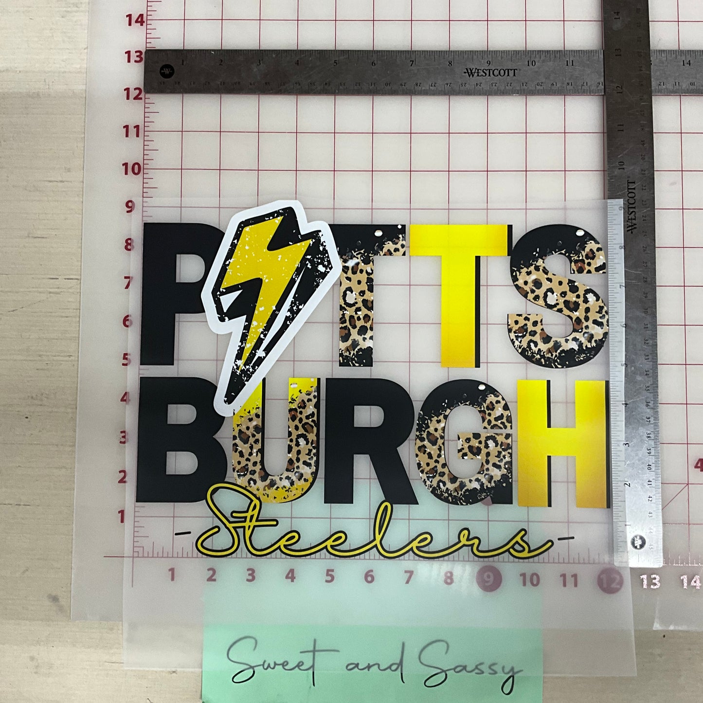 Pittsburgh Steelers DTF Transfer Design