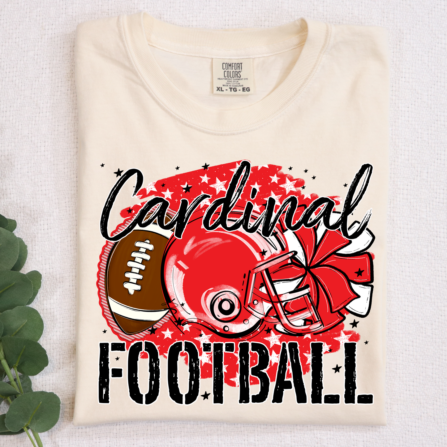 Mascot Football Star DTF Transfer Design