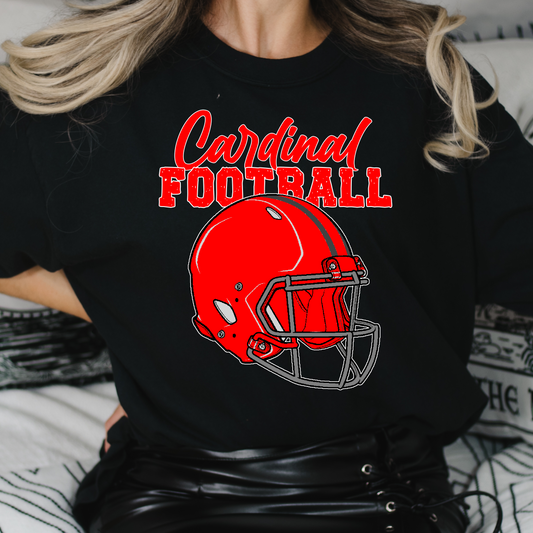 Cardinal Football Red Helmet DTF Transfer