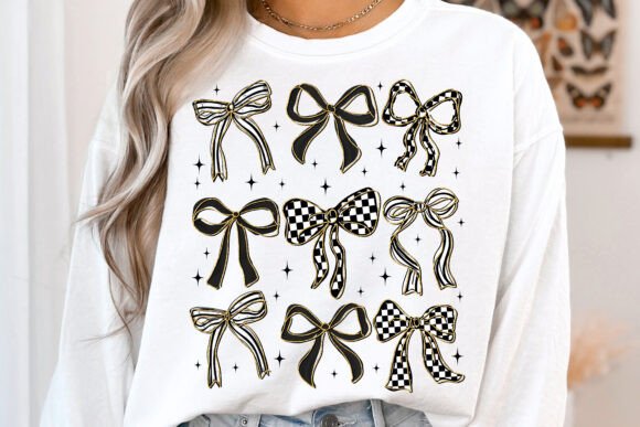 Coquette Racing bows DTF Transfer Design CF