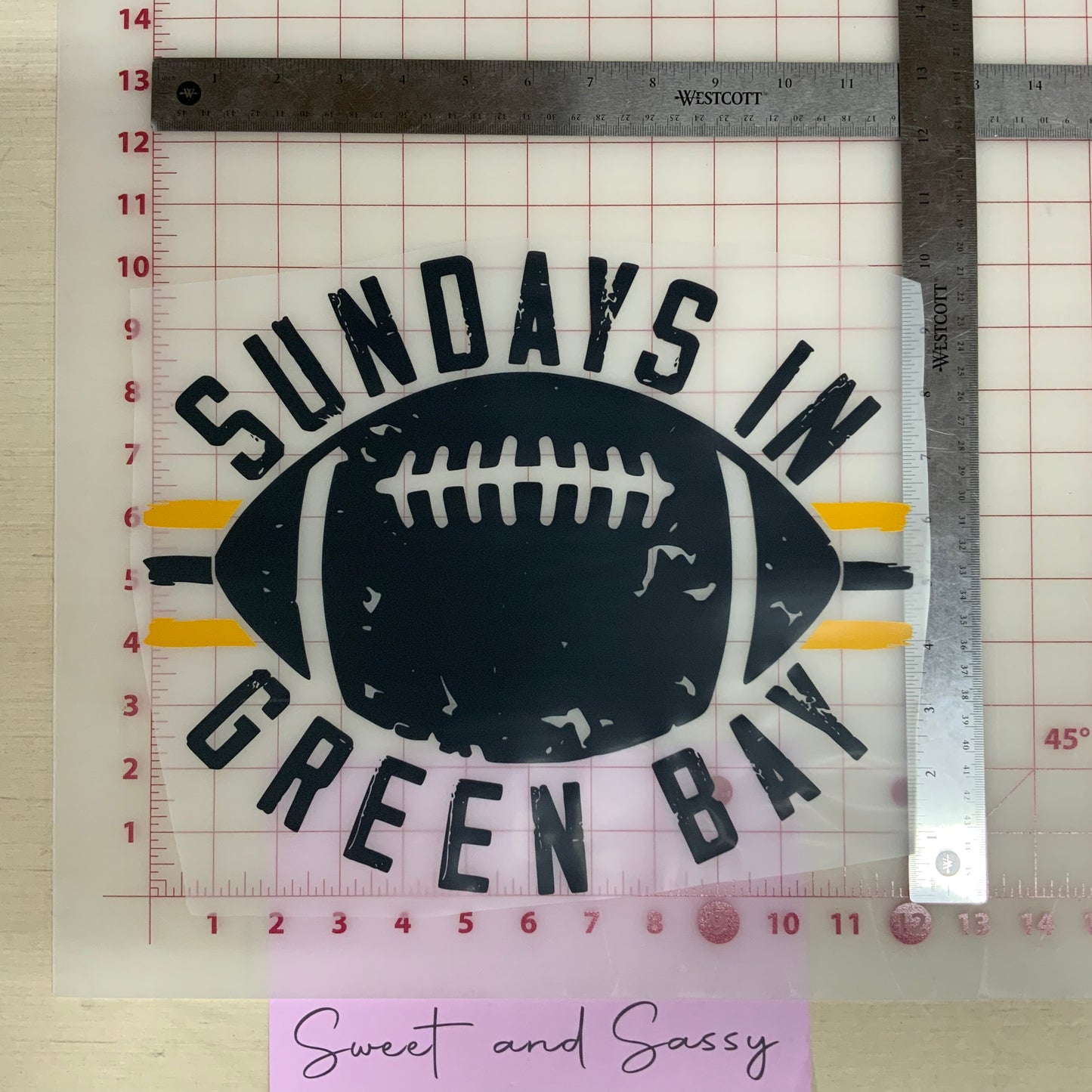 Sundays in Green Bay DTF Transfer Design