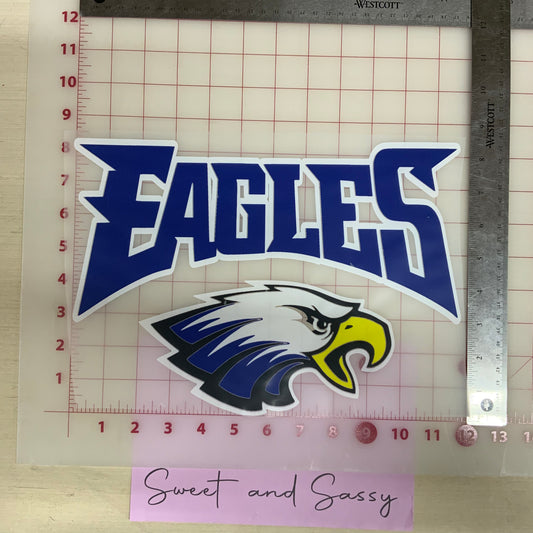 Eagles with eagle head DTF Transfer
