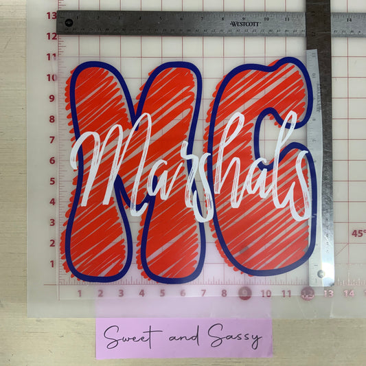 MC Marshals Scribble DTF Transfer (Copy)