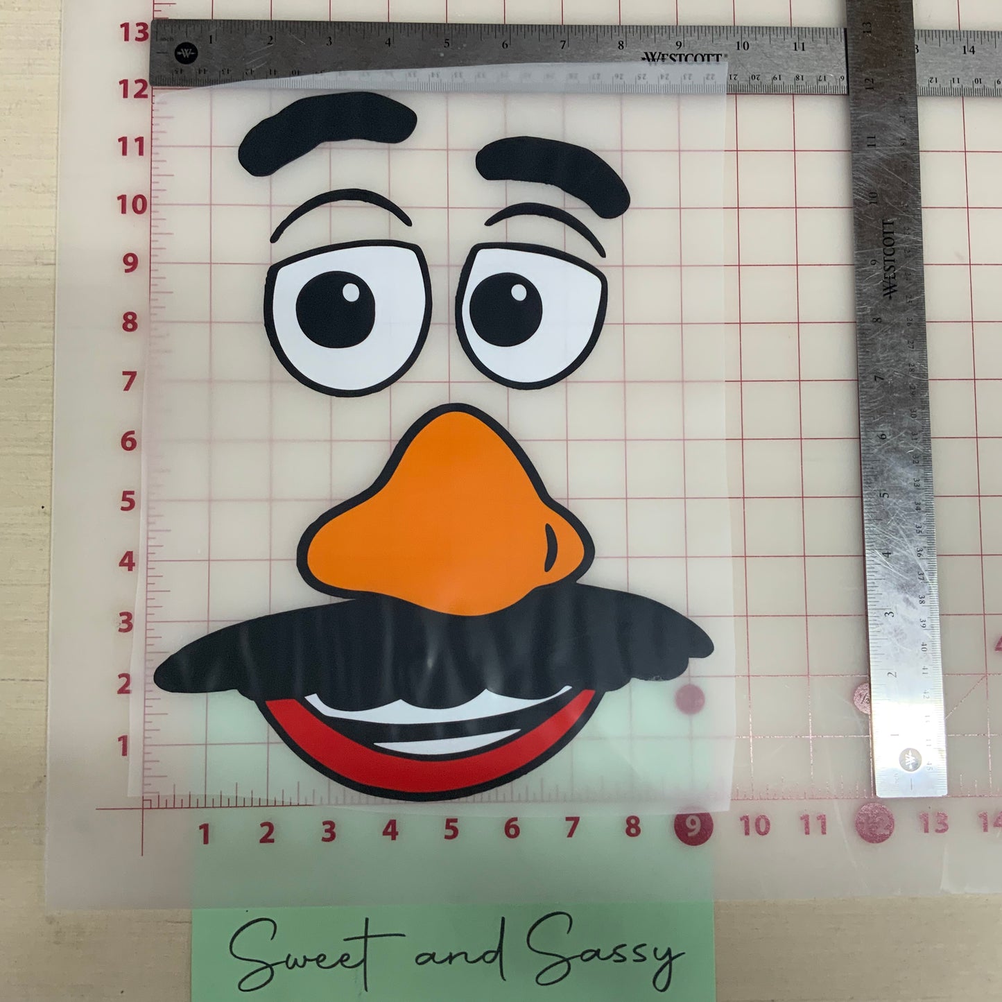 Mr. Potato DTF Transfer Design