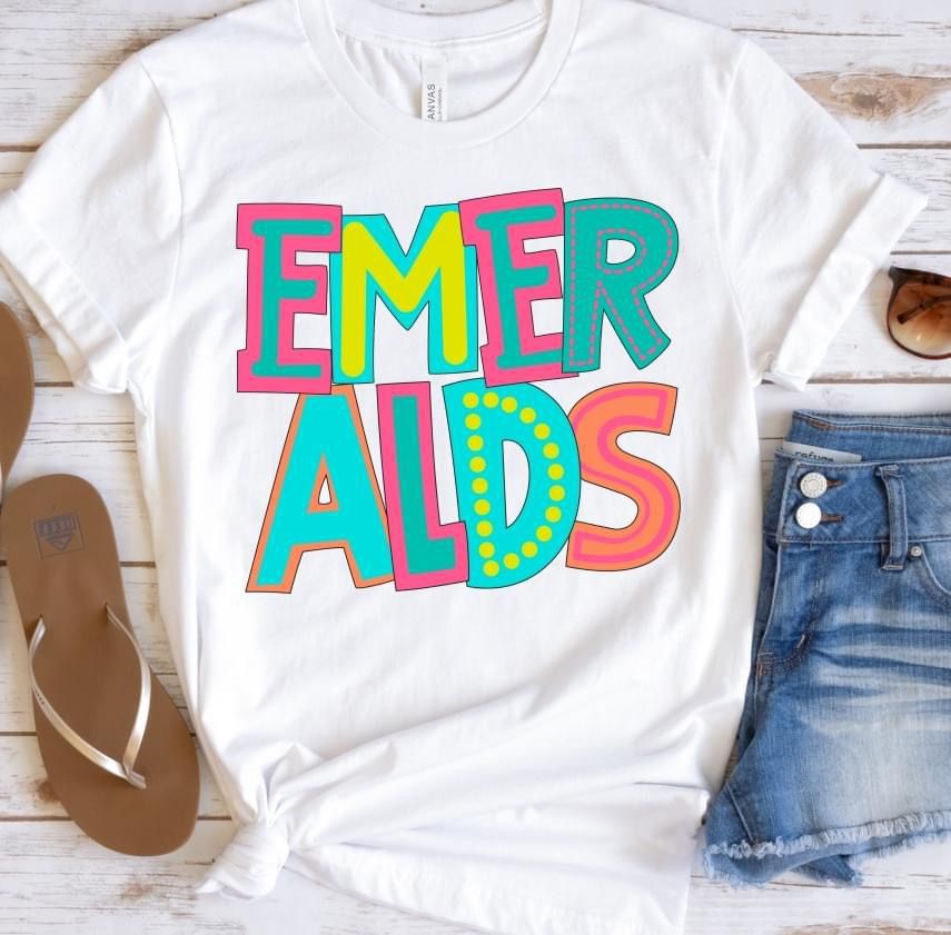 Emeralds DTF Transfer Bev