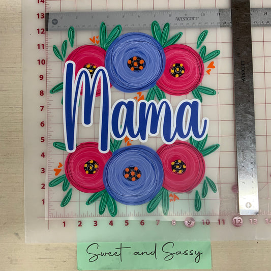Mama DTF Transfer Design