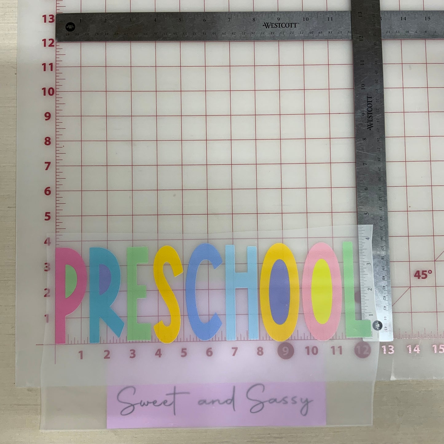 Preschool pastel DTF Transfer Design