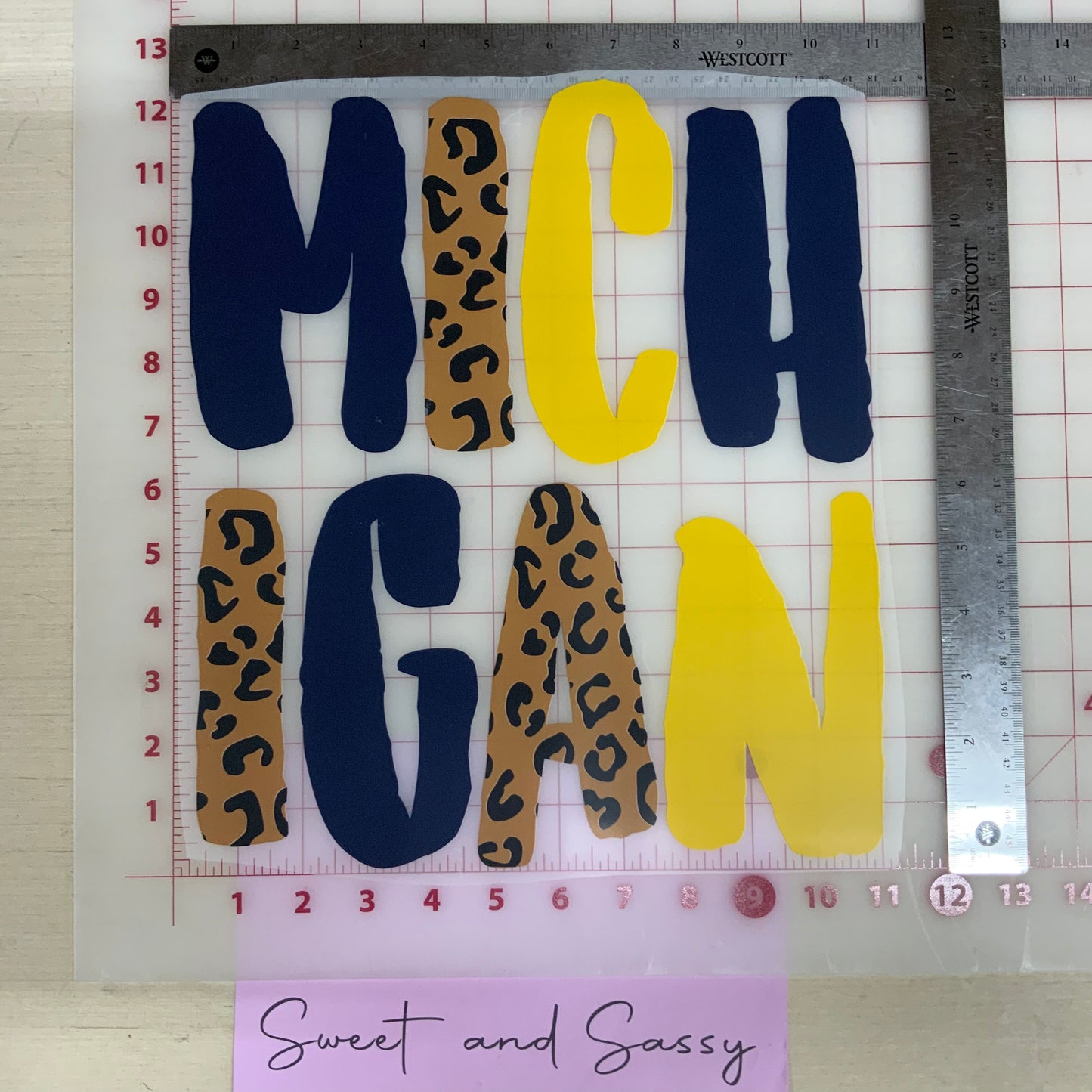 Michigan DTF Transfer Design