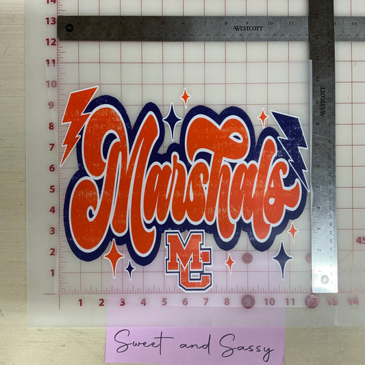 Marshals Preppy DTF Transfer