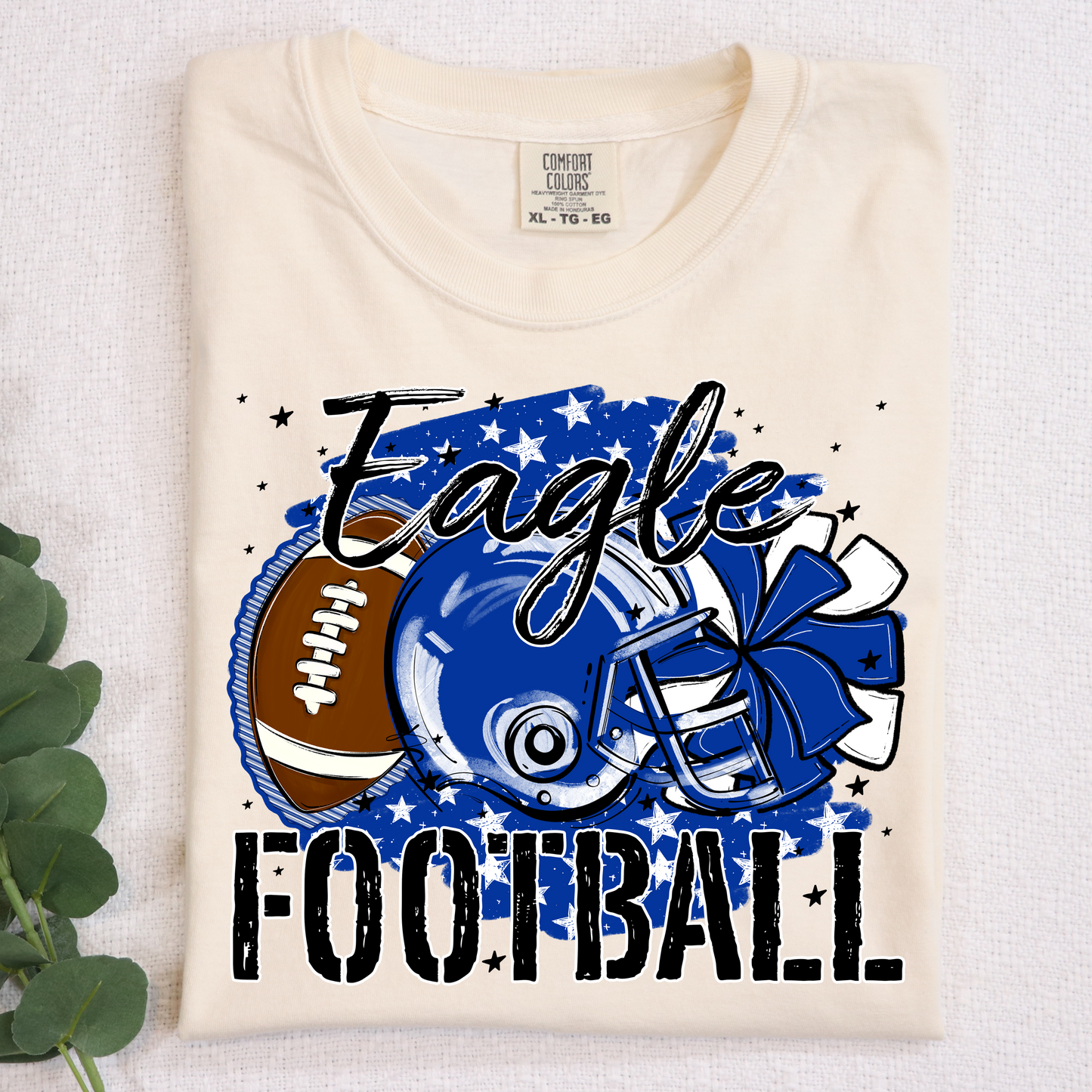 Mascot Football Star DTF Transfer Design