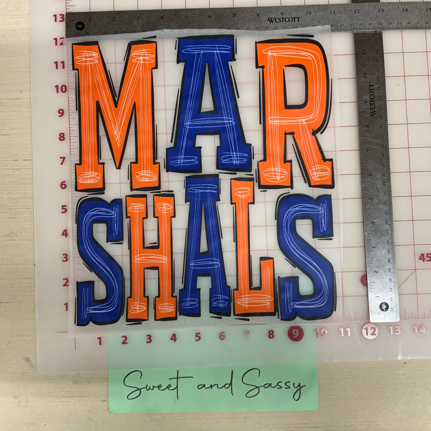 Marshals Boho DTF Transfer Design