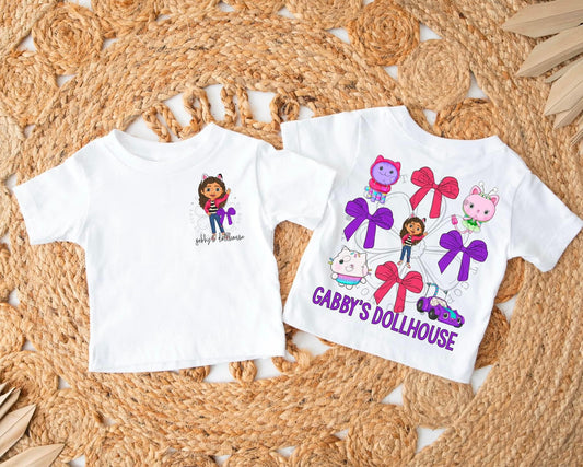 Gabby Bow DTF Transfer Design