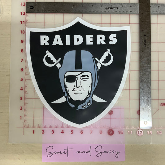 Raiders DTF Transfer