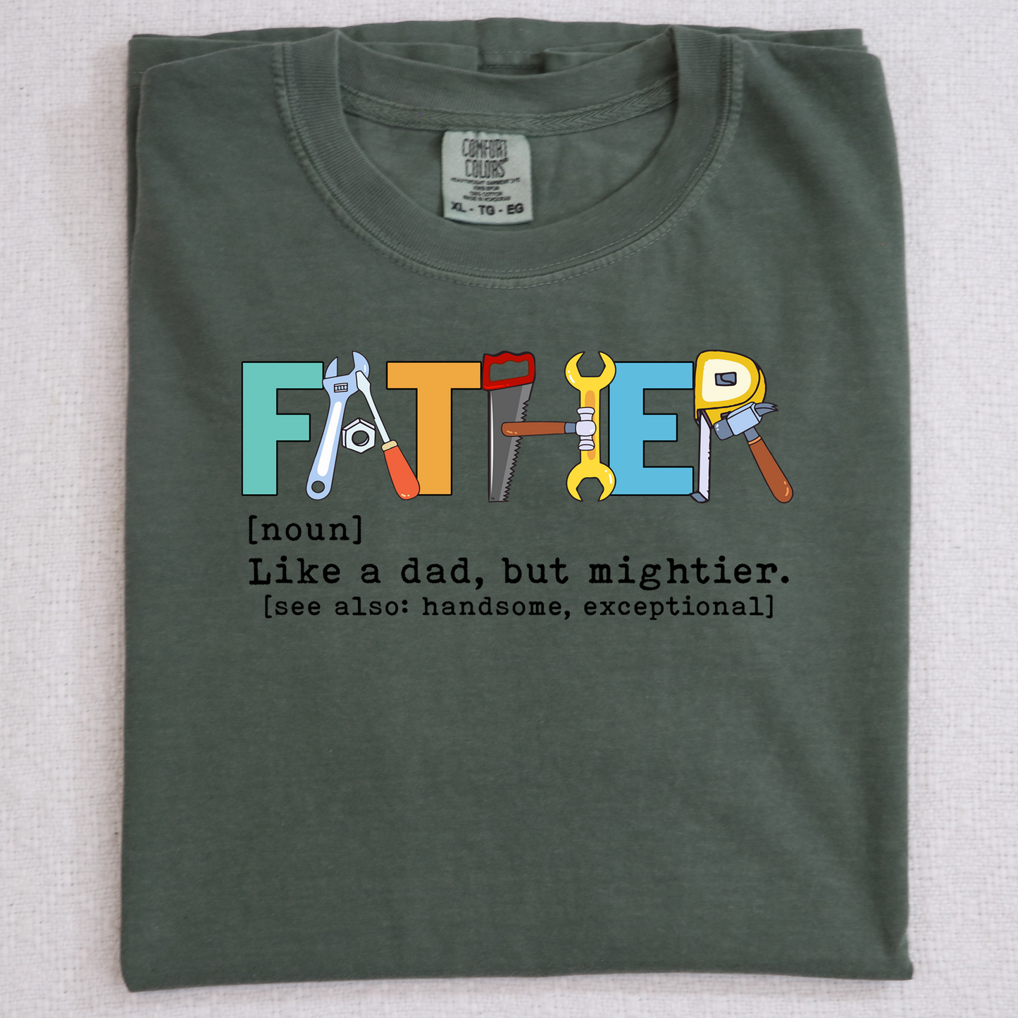 Father Noun DTF Transfer Design