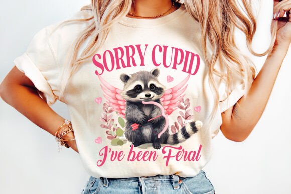 Sorry Cupid I've been Feral DTF Transfer Design CF