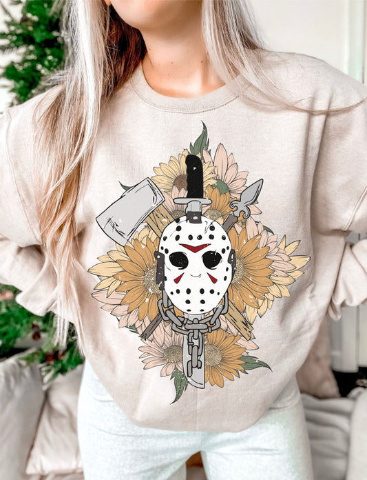 Floral Jason DTF Transfer Design