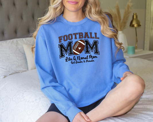 Football Mom, Like a Normal Mom DTF Transfer Design